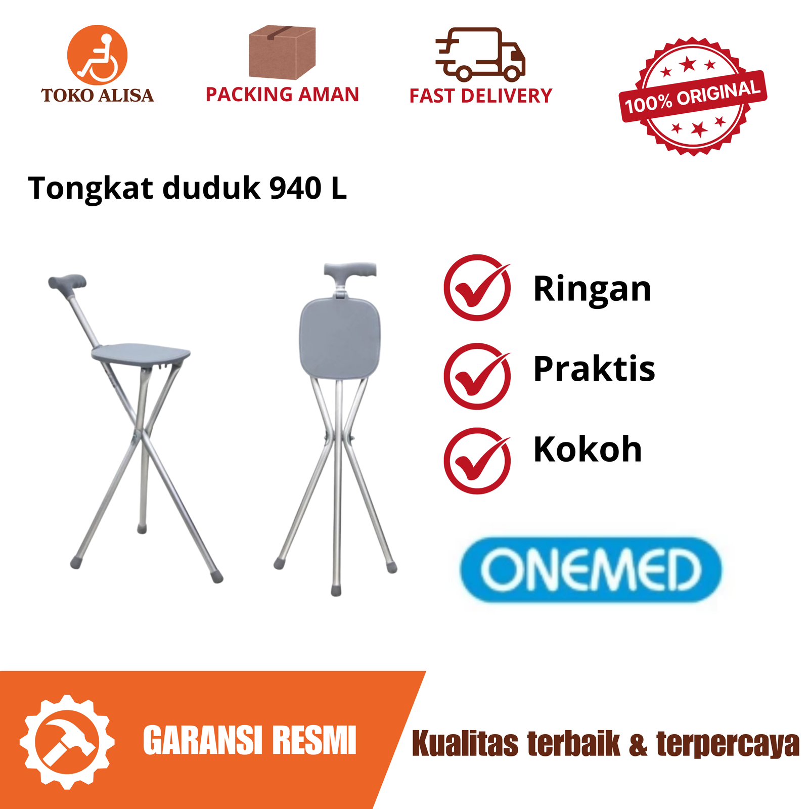 Tongkat duduk 940 L